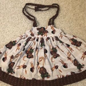 Custom Disney Moana Dress size 2-3